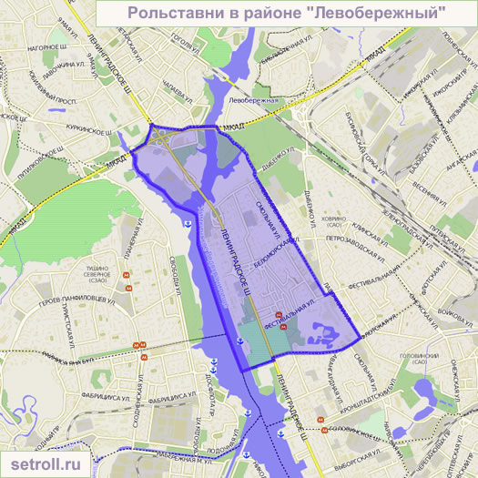 Рольставни "Левобережный"