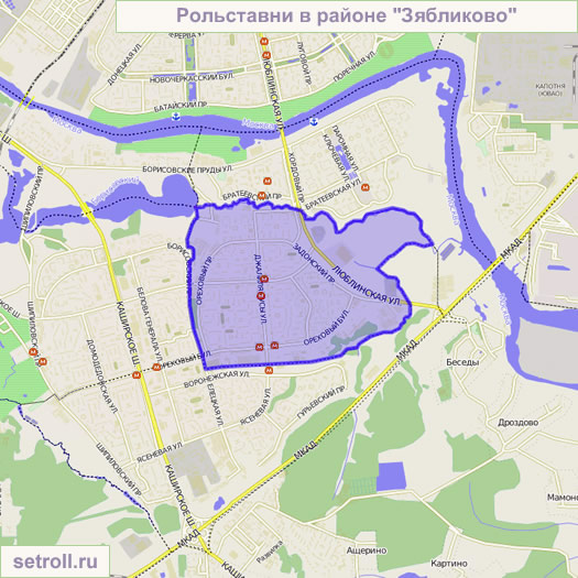 Рольставни "Зябликово"